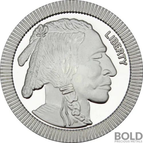 Silver - 1 oz Buffalo Stacker Round (SilverTowne)