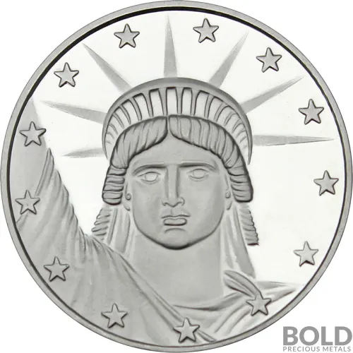 Silver - 1 oz Lady Liberty Round (SilverTowne)