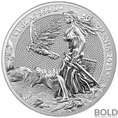 2023 Silver 1 oz Lady Germania BU Round