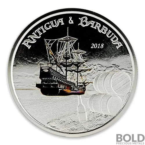 2018 1 oz Antigua & Barbuda 
