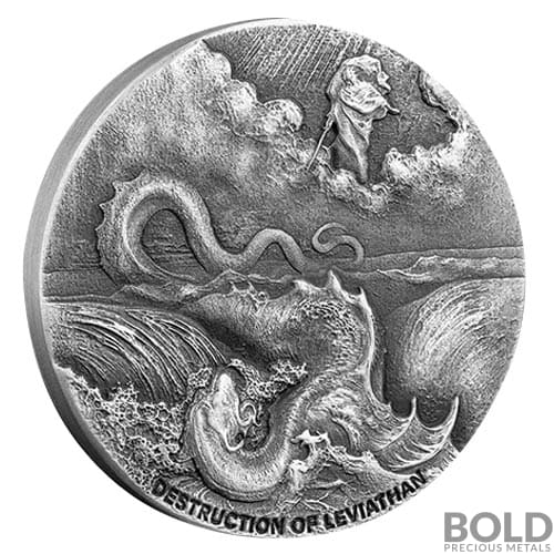 2020 2 oz Destruction of Leviathan Silver Coin | Biblical Series