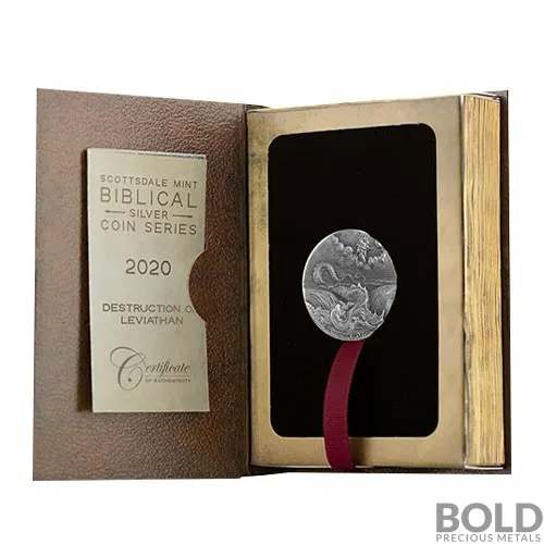 2020 2 oz Destruction of Leviathan Silver Coin | Biblical Series