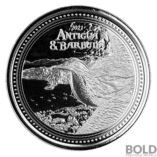 2021 Antigua & Barbuda: Frigate Bird 1 oz Silver BU