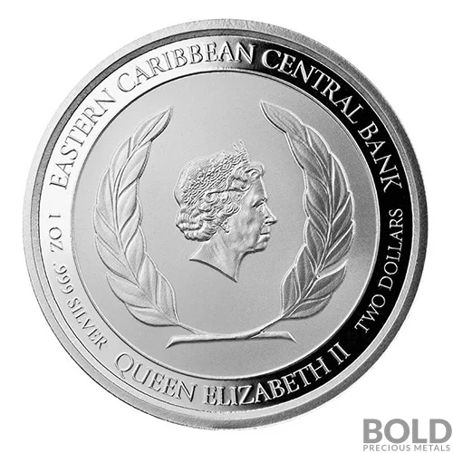 ANTIGUA & BARBUDA 1988 記念メダル　重さ 約129㌘　1個 2021 1 oz Antigua & Barbuda 