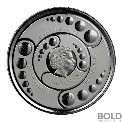 2021 1/2 oz Ghana Alien Silver Coin (BU) | BOLD Precious Metals