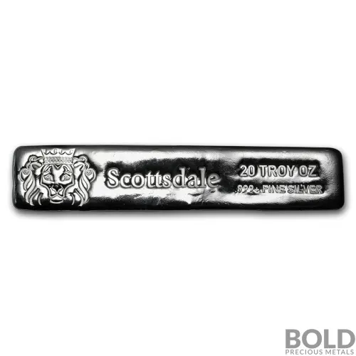 Silver 20 oz Scottsdale Long Cast Bar