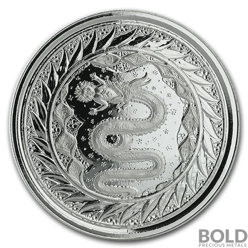 2020 Samoa Serpent of Milan Silver BU 1 oz