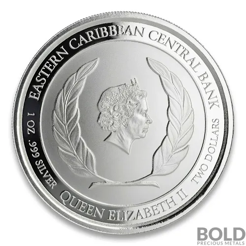 2019 1 oz St. Vincent & The Grenadines Seaplane Silver Coin (BU