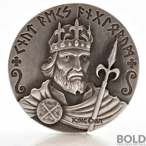 King Cnut 2 Oz Viking Coin Series