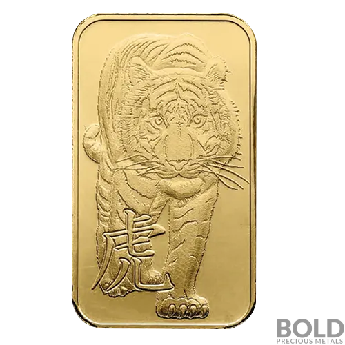 Gold Argor Year of the Tiger - 1 oz