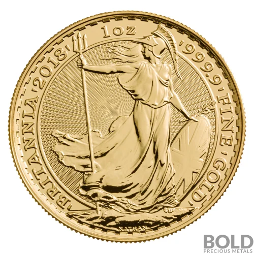 2018 Gold Great Britain Britannia - 1 oz