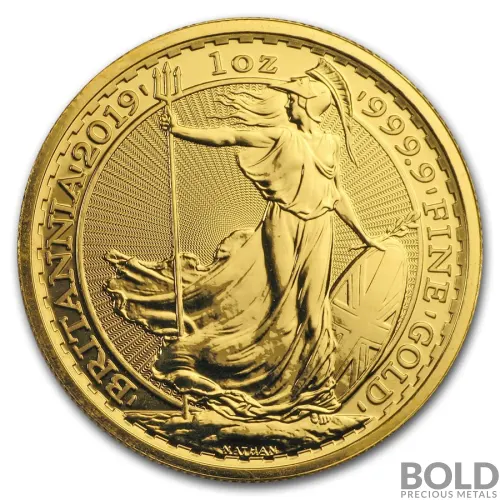 2019 Gold Great Britain Britannia - 1 oz