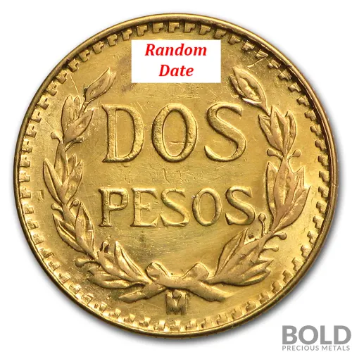 Mexican Peso 2 Peso Gold Coin