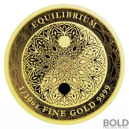 2023 1/10 oz Niue Equilibrium Gold Coin (Prooflike)
