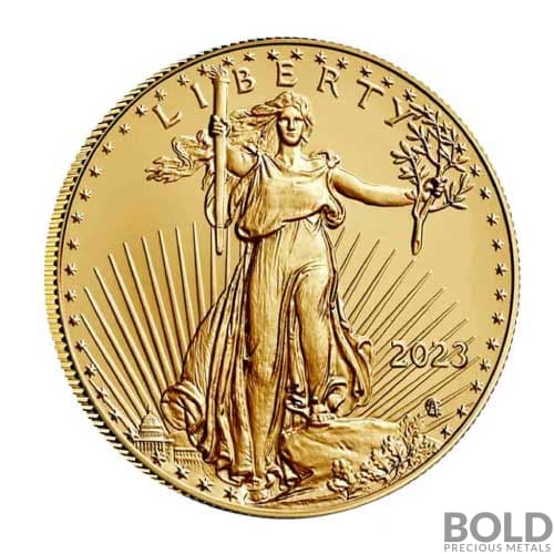 2023 1/2 oz American Gold Eagle Coin (BU)