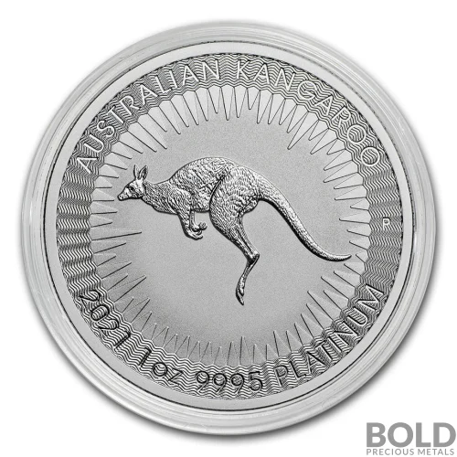 2021 Australian Perth Kangaroo 1 oz Platinum BU