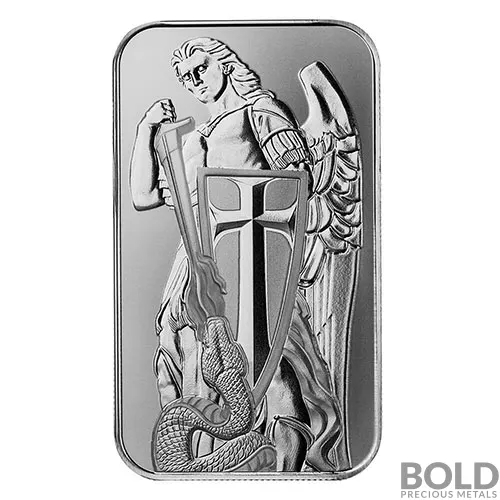 1 oz Scottsdale Archangel Michael Silver Bar
