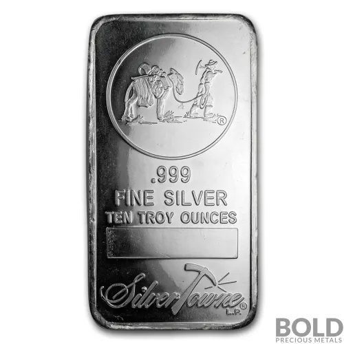 10 oz SilverTowne Prospector Silver Bar