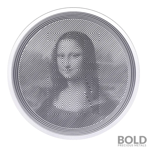 2021 1 oz Tokelau ICON: Mona Lisa Silver Coin (Prooflike, Impaired)