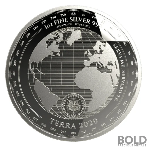 2020 1 oz Tokelau Terra Silver Coin (Prooflike)