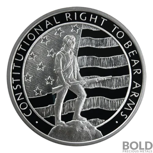 2 oz Second Amendment Silver Round