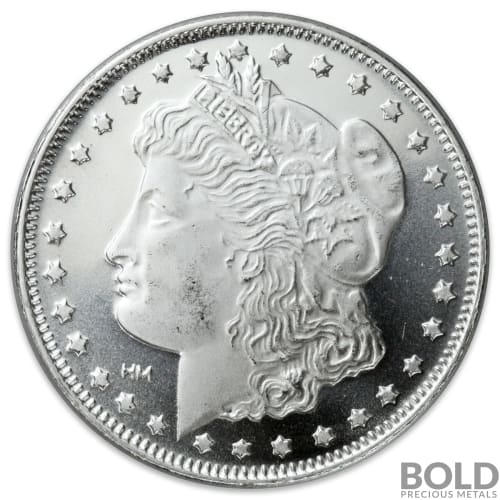 1 oz Morgan Silver Round