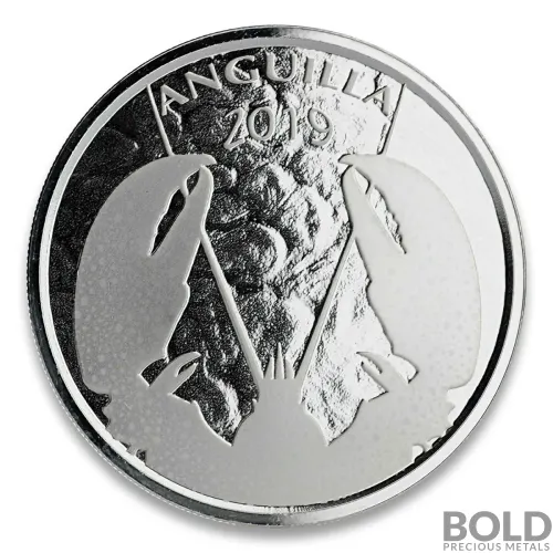 2019 1 oz Anguilla Lobster Silver Coin