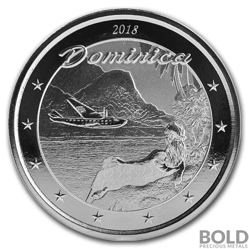 2018 1 oz Dominica 'The Nature Isle' Silver Coin