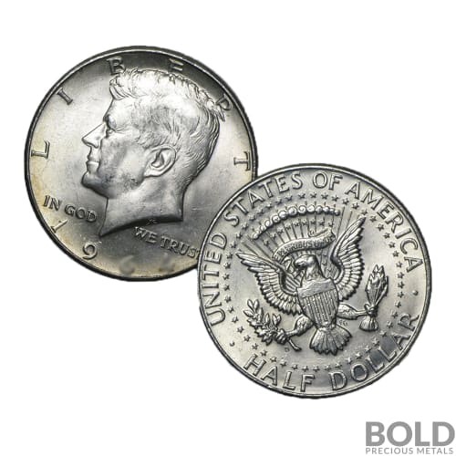 90% Silver - $0.50 FV Kennedy Half Dollars Circulated/Junk