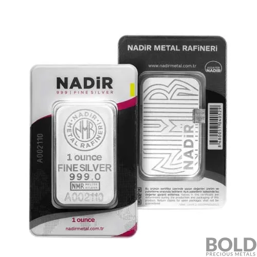 Silver 1 oz Nadir Bar