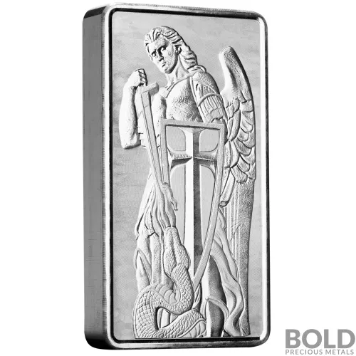 Silver 10 oz Scottsdale Archangel Michael Bar