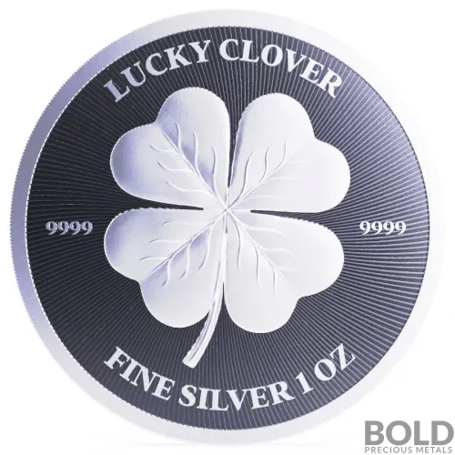 2023 Silver 1 oz Niue Shamrock Lucky Clover BU