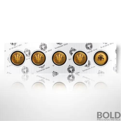 2023 1 oz Barbados Trident Gold Coin