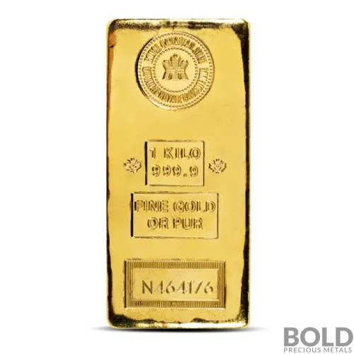 1 Kilo Royal Canadian Mint (RCM) Gold Bar