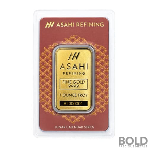 1 oz Asahi Dragon Gold Bar (In Assay)