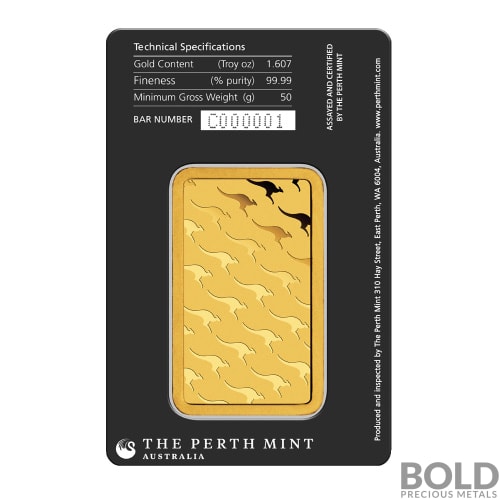 50 Gram Perth Gold Bar