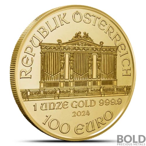 2024 1 oz Austrian Gold Philharmonic Coin (BU)