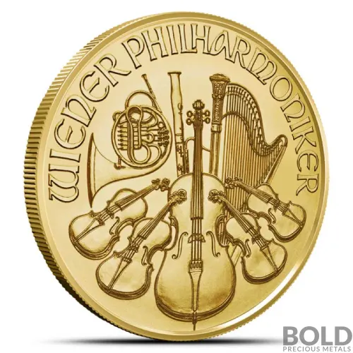 2024 1 oz Austrian Gold Philharmonic Coin (BU)