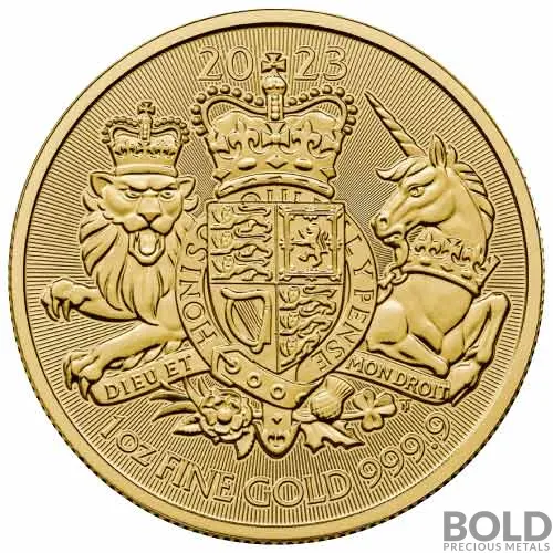 2023 Gold 1 oz British Royal Arms BU Coin