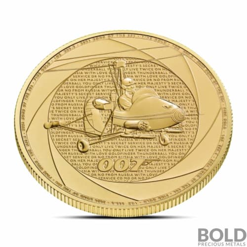 2024 1 oz British James Bond Of The 60's Gold Coin (BU)