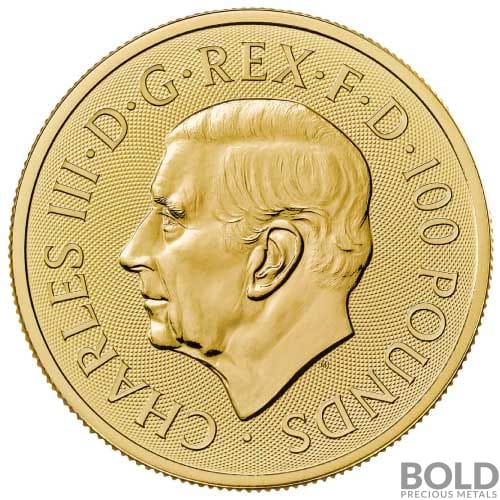 2024 1 oz British Tudor Beasts: Seymour Unicorn Gold Coin (BU)