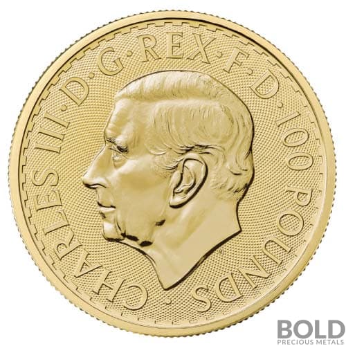 2024 Gold 1 oz British Royal Mint Britannia BU