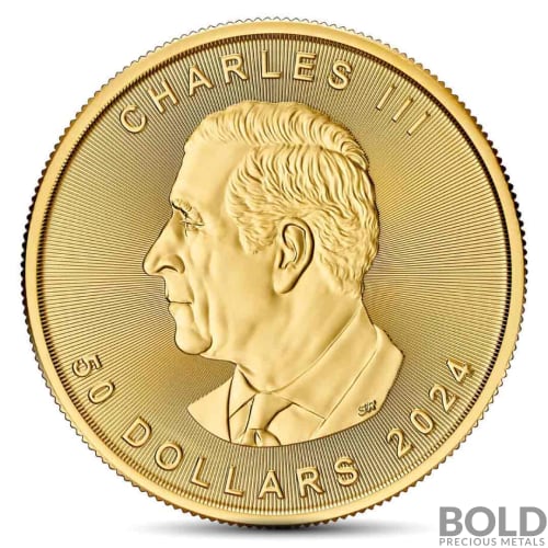 2024 1 oz Canadian Maple Leaf Gold Coin (BU)