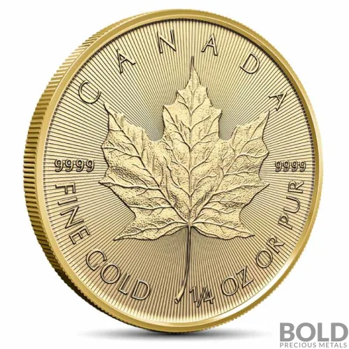 2024 1/4 oz Canadian Maple Leaf Gold Coin (BU)