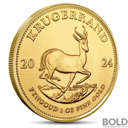 2024 1 oz South African Krugerrand Gold Coin (BU)