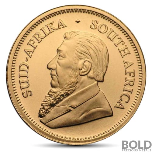 2024 1/4 oz South African Krugerrand Gold Coin (BU)