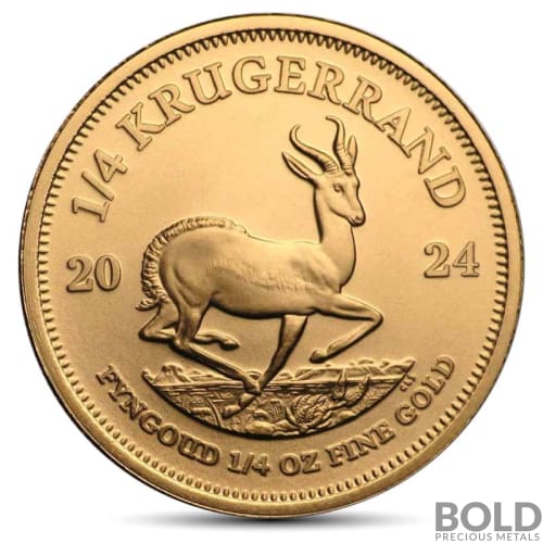 2024 1/4 oz South African Krugerrand Gold Coin (BU)