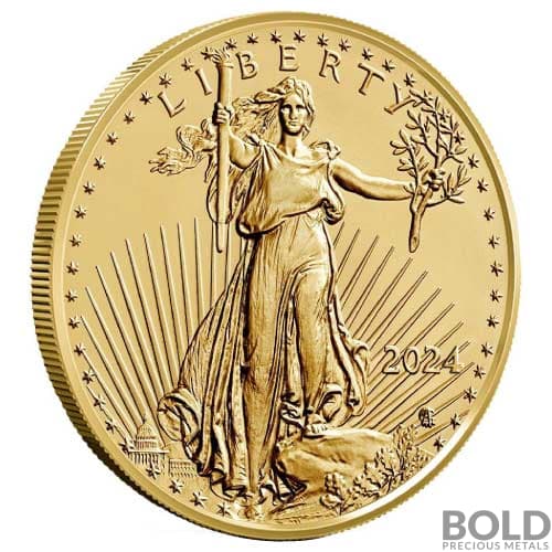 2024 1/2 oz American Eagle Gold Coin (BU)