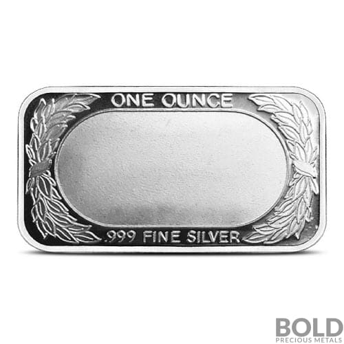 Silver 1 oz SilverTowne Flag Bar