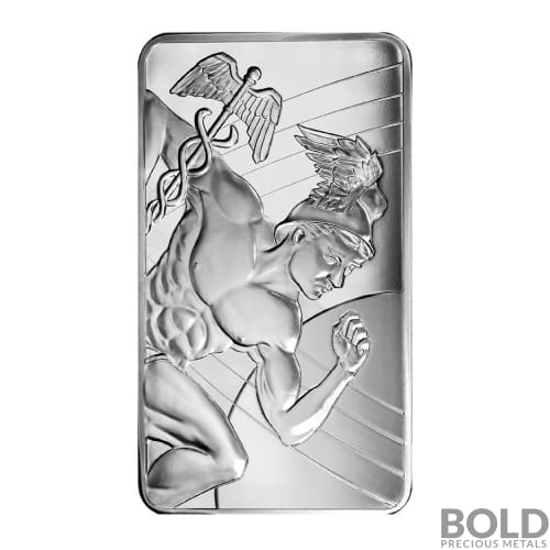 10 oz Sunshine Mercury Silver Bar